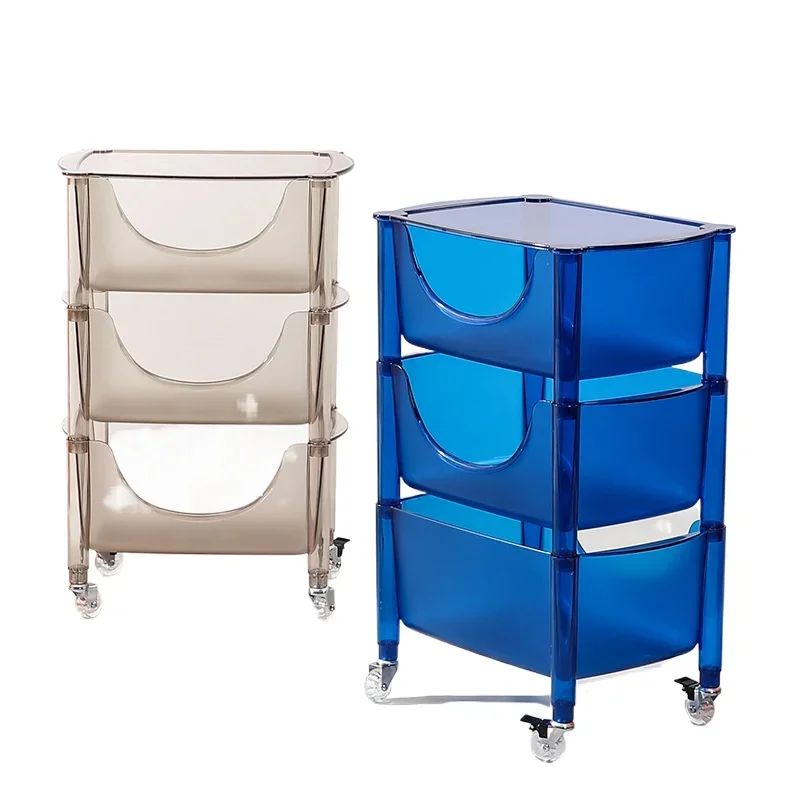 Nordic movable living room cart rack acrylic multi-layer modern home
Nordic movable living room cart rack acrylic multi-layer modern home