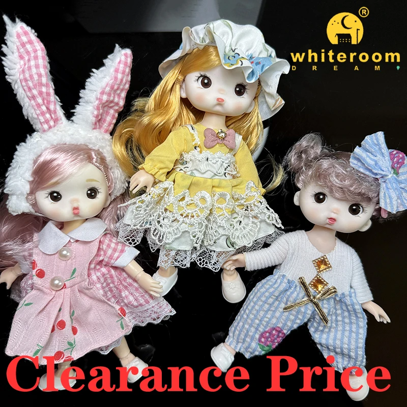 Mini Dolls Doll For Girl Toy BJD Doll 16cm 13 Movable Joint Baby Boy 3D Big Eye Beautiful DIY Toys Clothes 1/12 Fashion Girls
Mini Dolls Doll For Girl Toy BJD Doll 16cm 13 Movable Joint Baby Boy 3D Big Eye Beautiful DIY Toys Clothes 1/12 Fashion Girls
