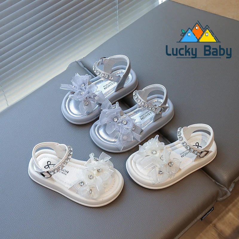 Girls Roman Sandals Sweet Children's Summer Sandals with Bowtie Fashion Pearl Open-toe Kid Causal Princess Flat Sandals
Girls Roman Sandals Sweet Children's Summer Sandals with Bowtie Fashion Pearl Open-toe Kid Causal Princess Flat Sandals