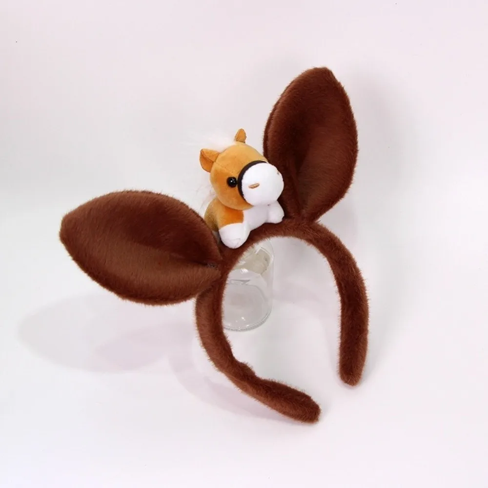 Милый мультяшный обруч для волос лошади, талисман пони, новогодняя повязка на голову, головной убор, повязка на голову с лошадью удачи, женская повязка на голову
Милый мультяшный обруч для волос лошади, талисман пони, новогодняя повязка на голову, головной убор, повязка на голову с лошадью удачи, женская повязка на голову