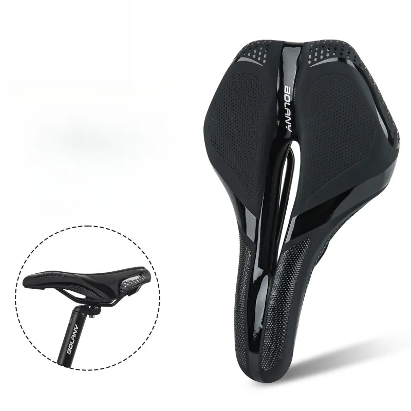Bike super soft cushion hollow breathable comfortable saddle mountain road high rebound riding accessories
Bike super soft cushion hollow breathable comfortable saddle mountain road high rebound riding accessories