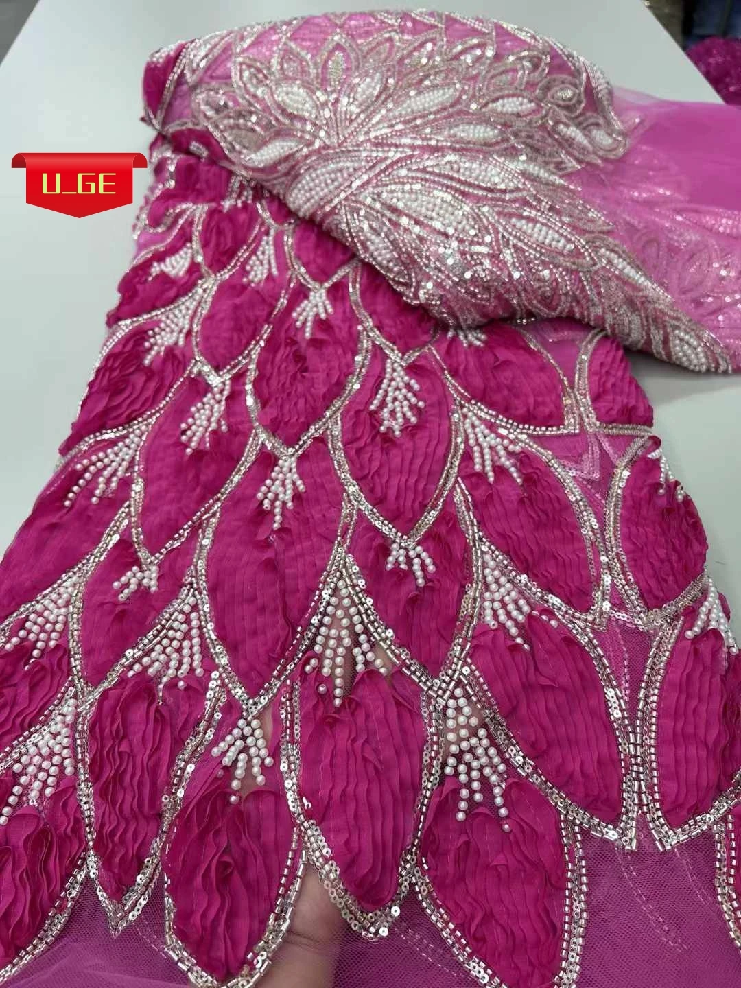 2025Latest Elegant Superior Quality Luxurious Soft Chiffon mesh Lace With Lots Beads fabric For Wedding Evening Dress U_Ge1869
2025Latest Elegant Superior Quality Luxurious Soft Chiffon mesh Lace With Lots Beads fabric For Wedding Evening Dress U_Ge1869