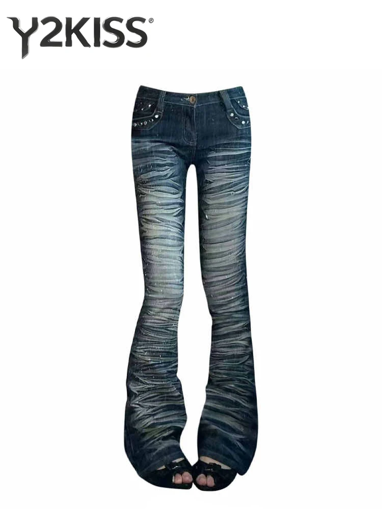 Women's Low Rise Jeans Skinny Stacked Jeans Stretch Japanese Designer Denim Pants Y2k American Retro Bell Bottom Jeans Harajuku
Women's Low Rise Jeans Skinny Stacked Jeans Stretch Japanese Designer Denim Pants Y2k American Retro Bell Bottom Jeans Harajuku