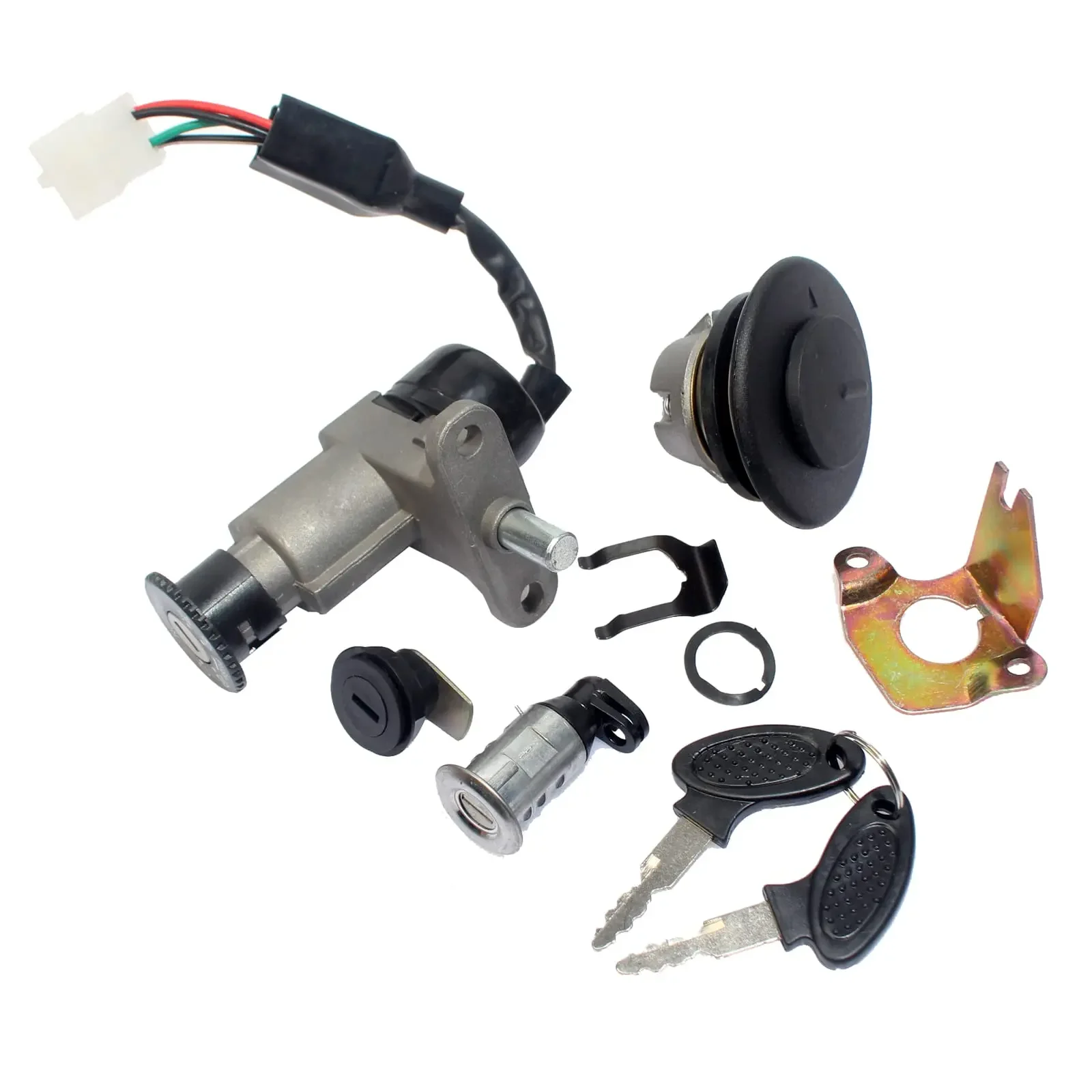 B09 B08 Ignition Switch Key Lock Set for GY6 50cc Chinese Scooter Moped Motorcycle Jonway Jmstar Wangye Sunny Geely Kaitong
B09 B08 Ignition Switch Key Lock Set for GY6 50cc Chinese Scooter Moped Motorcycle Jonway Jmstar Wangye Sunny Geely Kaitong