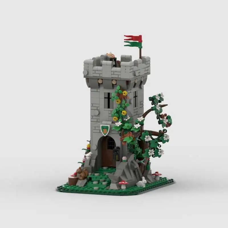 MOC building block toy Medieval castle Front Watchtower Model 693 pieces Creative assembly toy set Festival gift
MOC building block toy Medieval castle Front Watchtower Model 693 pieces Creative assembly toy set Festival gift