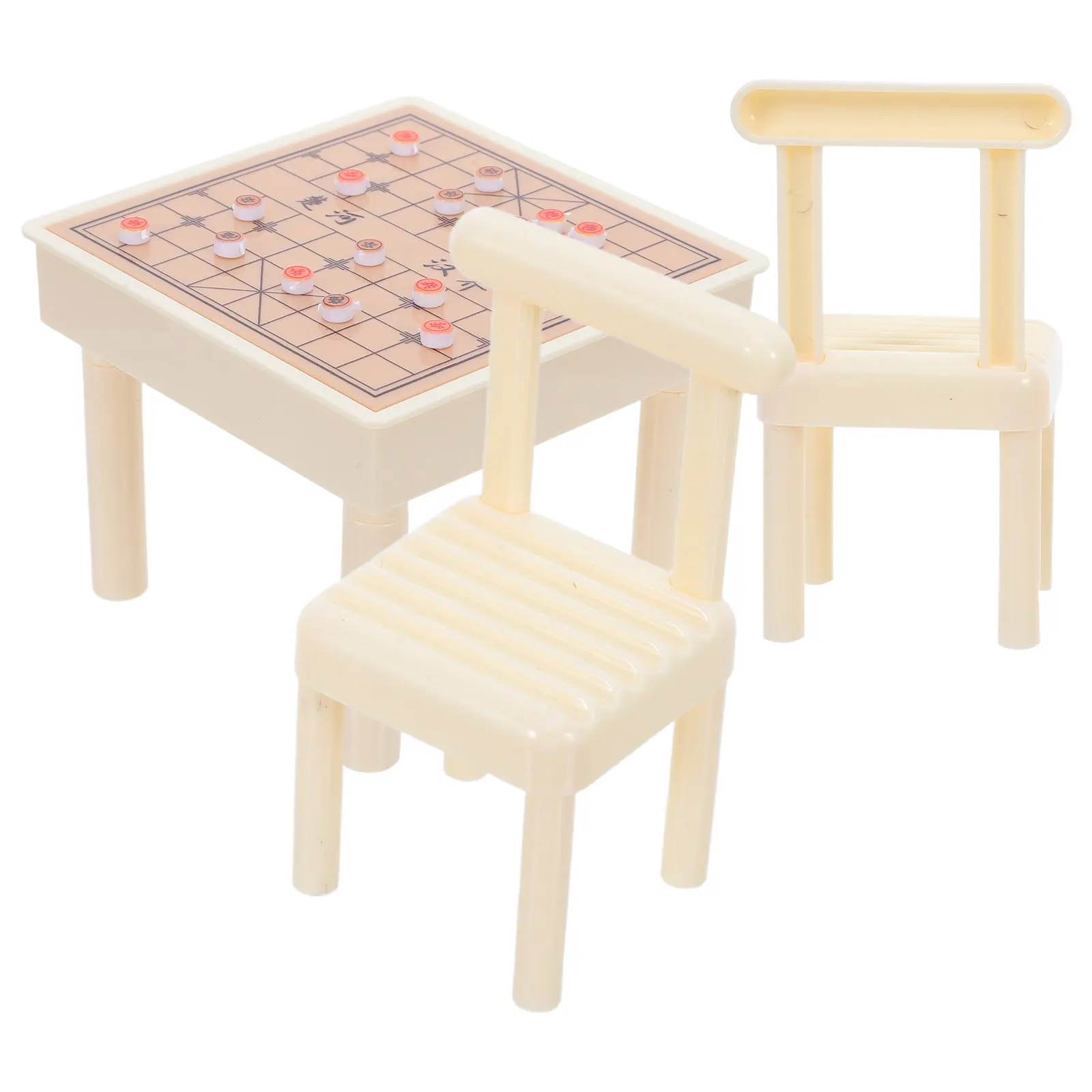 1Set Miniature Chess Board Chinese Chess Table and Tiny Chairs Portable Educational DIY Room Decor Dollhouse Furniture
1Set Miniature Chess Board Chinese Chess Table and Tiny Chairs Portable Educational DIY Room Decor Dollhouse Furniture