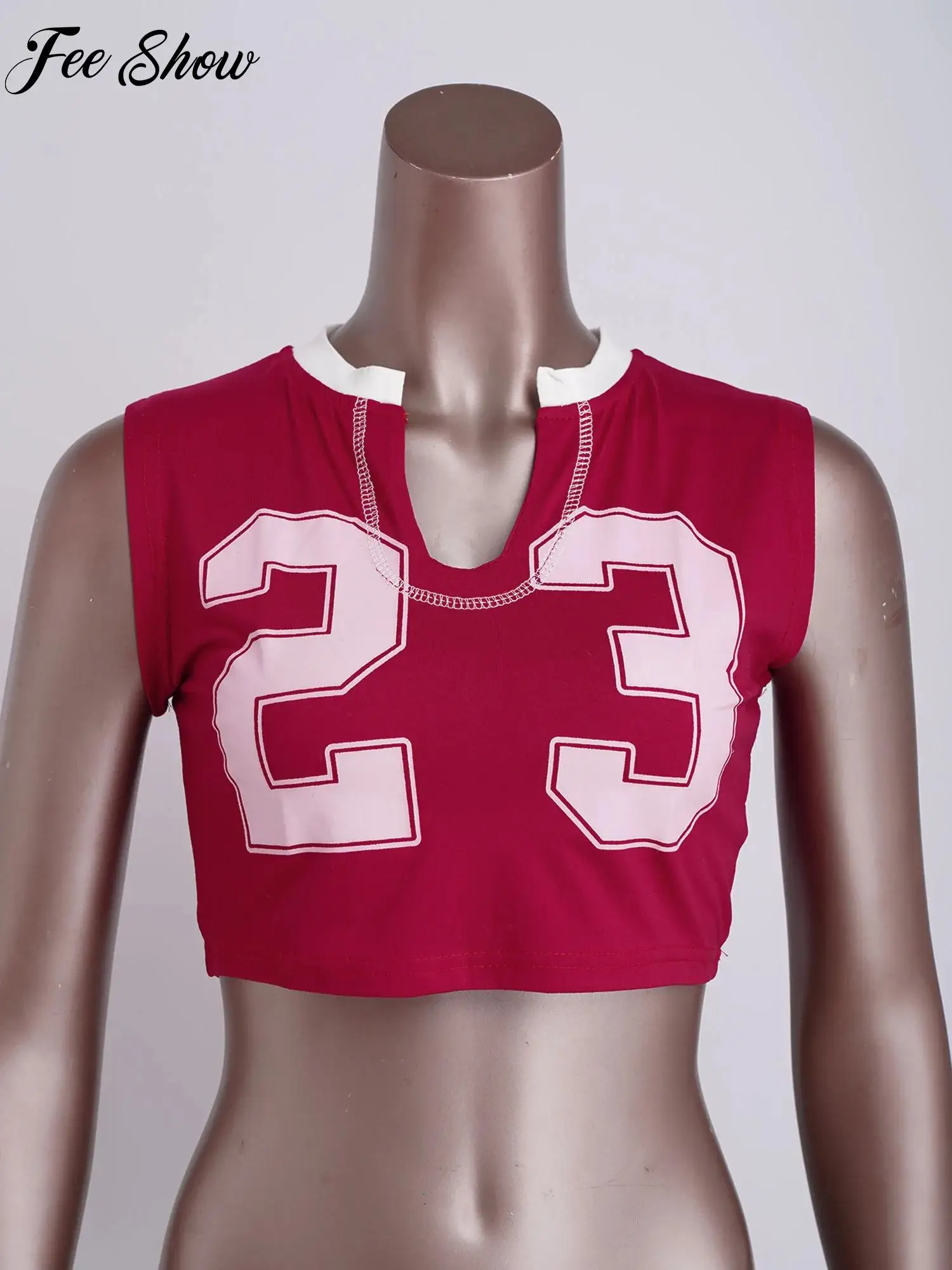 2025 Hot Sale Women Crop Top Sleeveless Number Print Vest for Yoga Workout Gym Cheerleading Casual Daily
2025 Hot Sale Women Crop Top Sleeveless Number Print Vest for Yoga Workout Gym Cheerleading Casual Daily