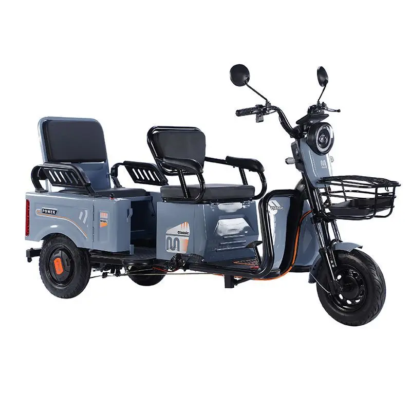 Passenger and Cargo New Electric Tricycle High-power Load King Adult Pick-up and Drop-off Children's Leisure
Passenger and Cargo New Electric Tricycle High-power Load King Adult Pick-up and Drop-off Children's Leisure