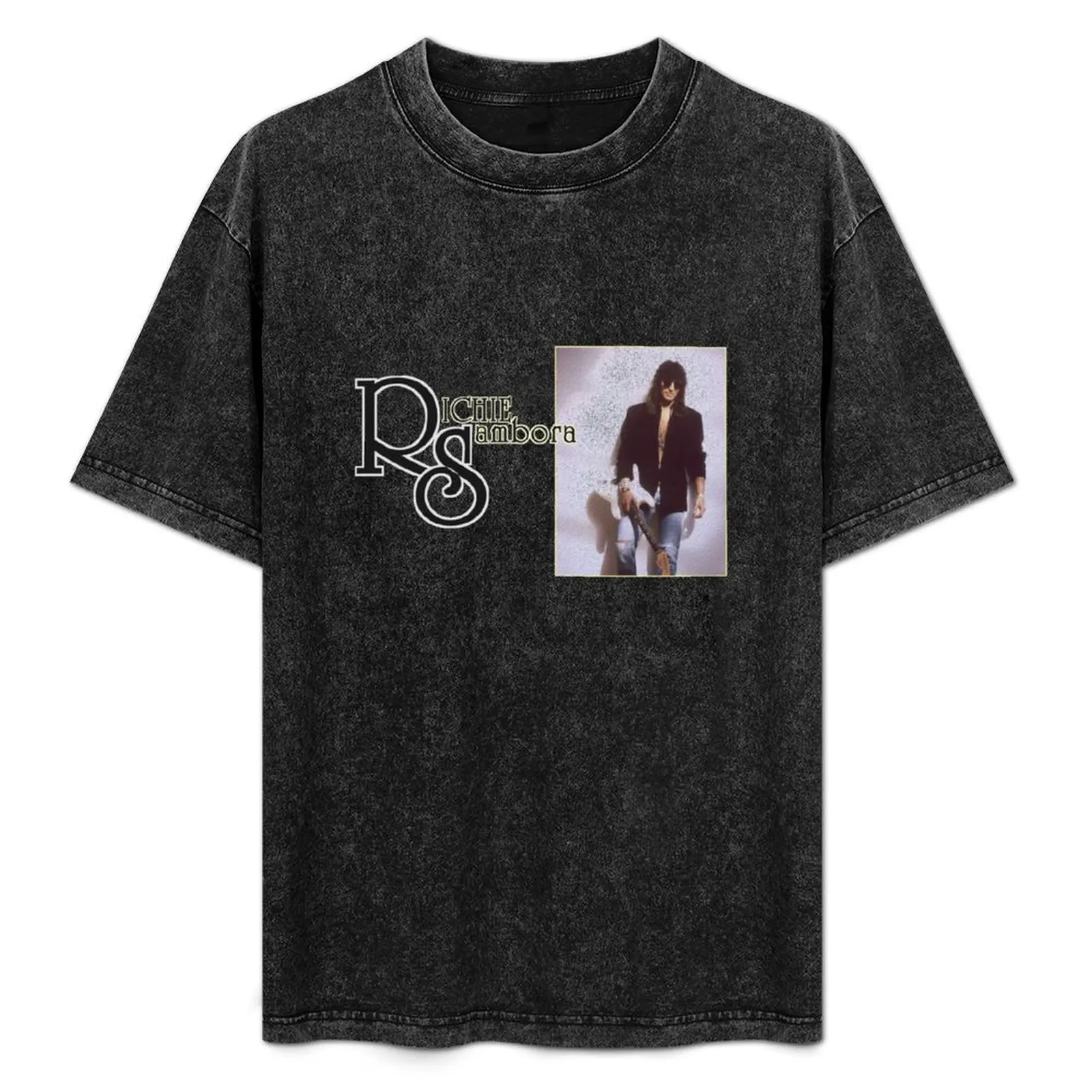 Richie Sambora T-Shirt Relaxed Fit Casual Short Sleeve Top
Richie Sambora T-Shirt Relaxed Fit Casual Short Sleeve Top