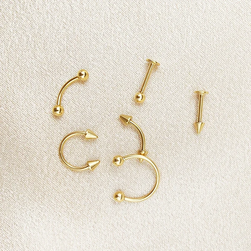 12PCS Goth Stainless Steel Belly Button Rings Helix Eyebrow Nipple Piercing Cartilage Stud Earrings Body Jewelry for Women
12PCS Goth Stainless Steel Belly Button Rings Helix Eyebrow Nipple Piercing Cartilage Stud Earrings Body Jewelry for Women