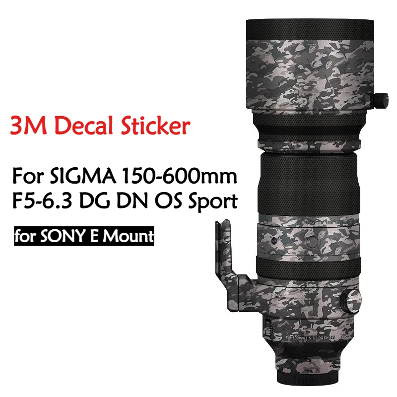 150-600 F5-6.3 Anti-Scratch Lens Sticker Protective Film Body Skin For SIGMA 150-600mm F5-6.3 DG DN OS Sport for SONY E Mount
150-600 F5-6.3 Anti-Scratch Lens Sticker Protective Film Body Skin For SIGMA 150-600mm F5-6.3 DG DN OS Sport for SONY E Mount