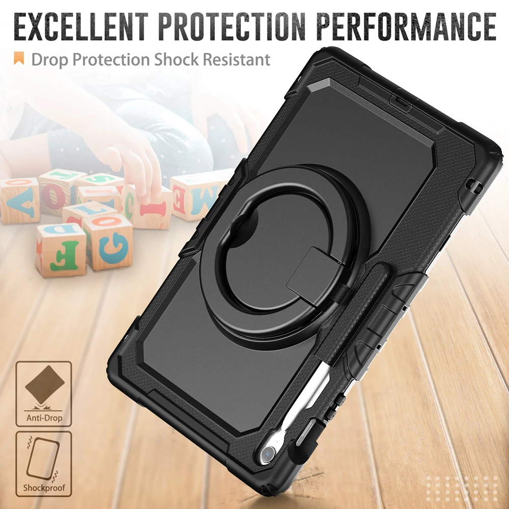 13.1'' Tab S10 FE+ Portable Tablet Cases For Samsung Galaxy Tab S10 FE Plus Case X626B X620 Cover Rotate PC Stand Silicone Shell
13.1'' Tab S10 FE+ Portable Tablet Cases For Samsung Galaxy Tab S10 FE Plus Case X626B X620 Cover Rotate PC Stand Silicone Shell