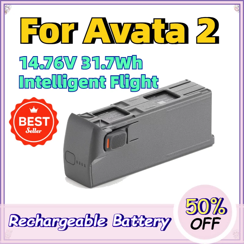 For Djl Avata 2 Drone 2150mAh 14.76V 31.7Wh High-Quality Intelligent Flight Battery Replacement
For Djl Avata 2 Drone 2150mAh 14.76V 31.7Wh High-Quality Intelligent Flight Battery Replacement