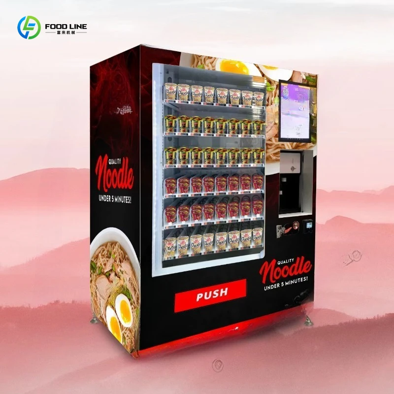 Customized Automatic Cup Noodle Vending Machine with Hot Water Dispenser
Customized Automatic Cup Noodle Vending Machine with Hot Water Dispenser