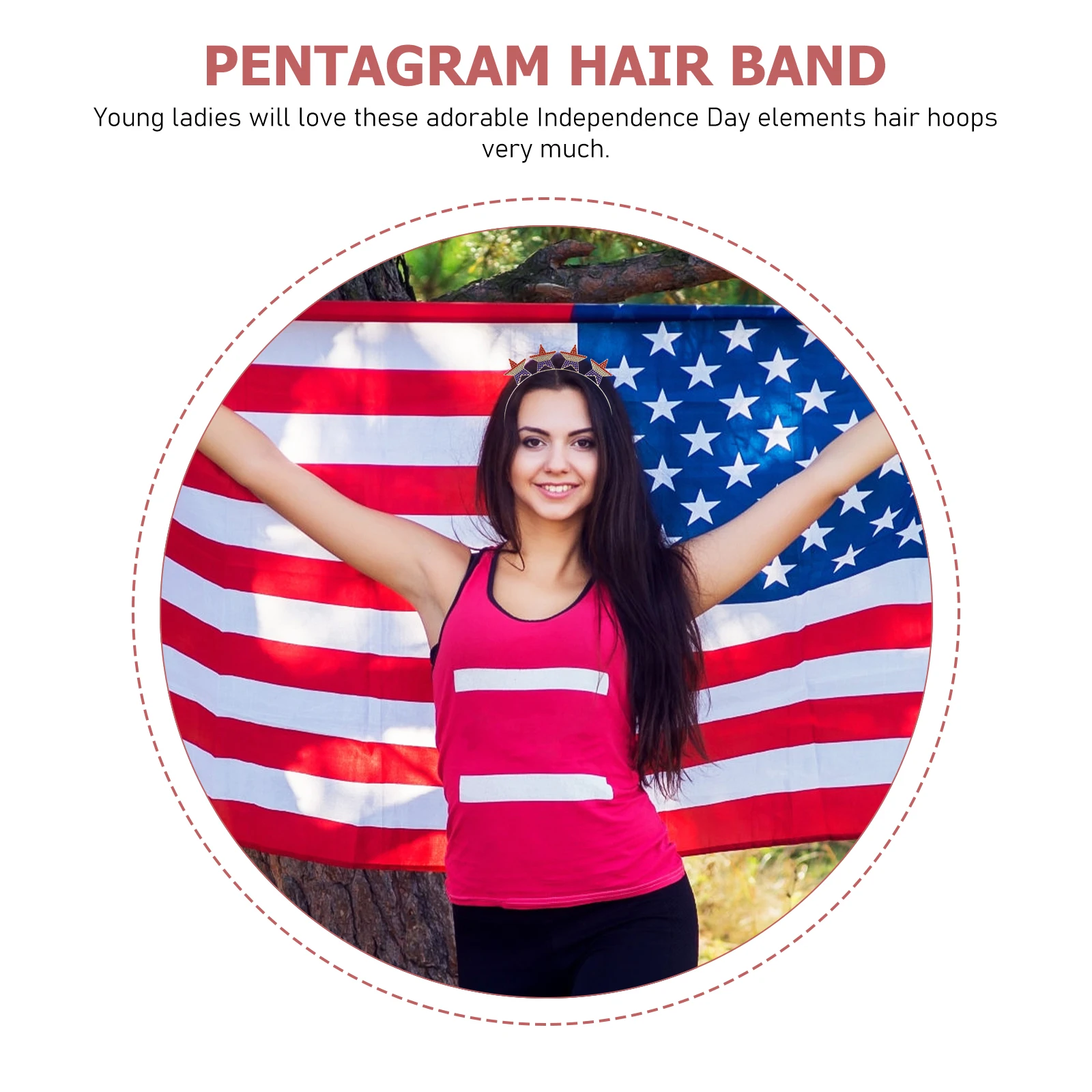 Cute Pentagram Headband Star-Shaped Hairbands for Women Independence Day Party Festival American Flag Themed Accessories
Cute Pentagram Headband Star-Shaped Hairbands for Women Independence Day Party Festival American Flag Themed Accessories