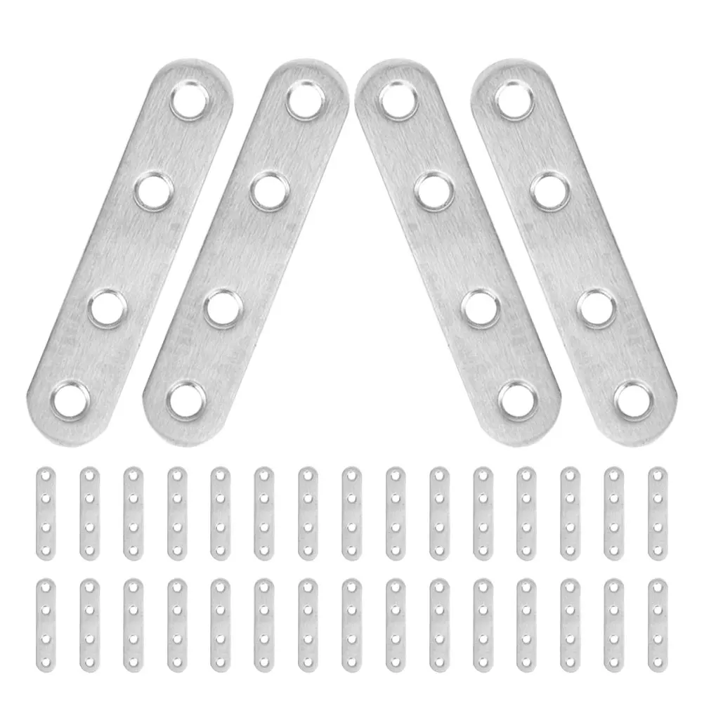 40 Pcs Stainless Steel Corner Braces Flat Plates with Holes for Furniture Shelves Construction Hardware Supports Heavy
40 Pcs Stainless Steel Corner Braces Flat Plates with Holes for Furniture Shelves Construction Hardware Supports Heavy
