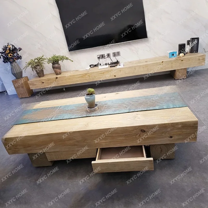 Llog coffee table TV cabinet combination small apartment living room
Llog coffee table TV cabinet combination small apartment living room