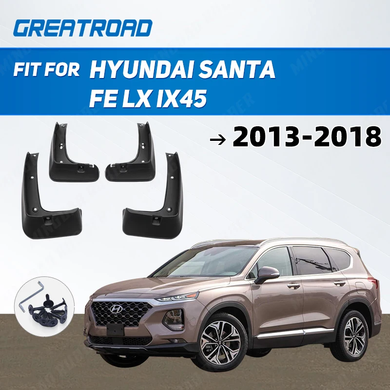 Car Mud Flaps For Hyundai Santa Fe LX ix45 2013 - 2018 Santafe Mudflaps Splash Guards Mud Flap Mudguards Styling 2014 2015 2016
Car Mud Flaps For Hyundai Santa Fe LX ix45 2013 - 2018 Santafe Mudflaps Splash Guards Mud Flap Mudguards Styling 2014 2015 2016