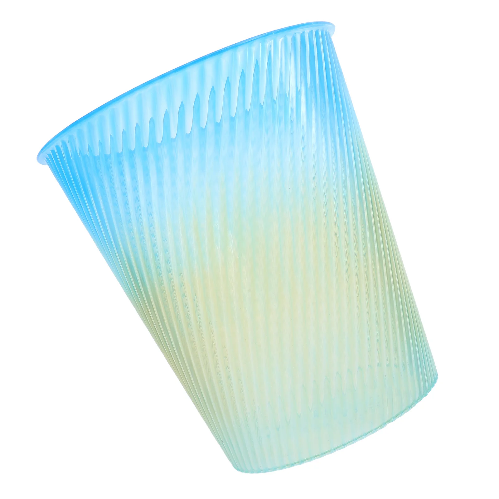 Plastic Trash Can Vertical Stripe Gradient Ribbed Design Bathroom Bedroom Office Decorative Trash Bin Modern Household
Plastic Trash Can Vertical Stripe Gradient Ribbed Design Bathroom Bedroom Office Decorative Trash Bin Modern Household