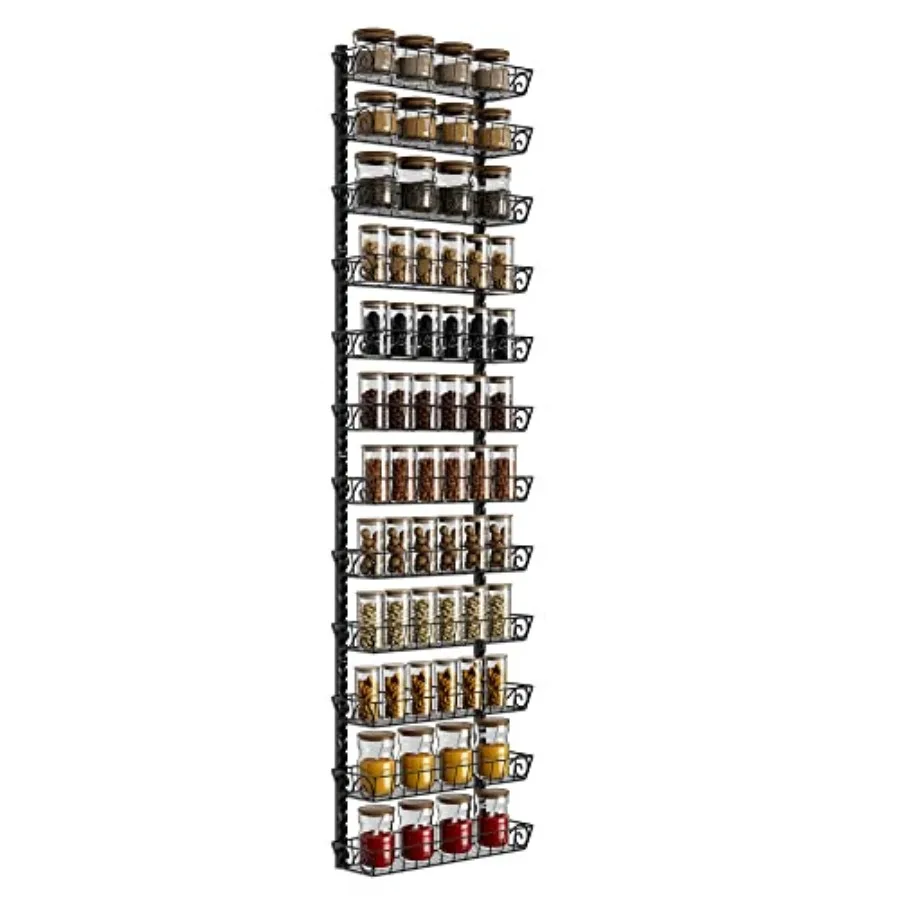Adjustable Wall Mount Spice Rack Organizer, Dual-use Multi-use Hanging Spice Shelf Storage for Kitchen Pantry Cabinet Door, Sea
Adjustable Wall Mount Spice Rack Organizer, Dual-use Multi-use Hanging Spice Shelf Storage for Kitchen Pantry Cabinet Door, Sea