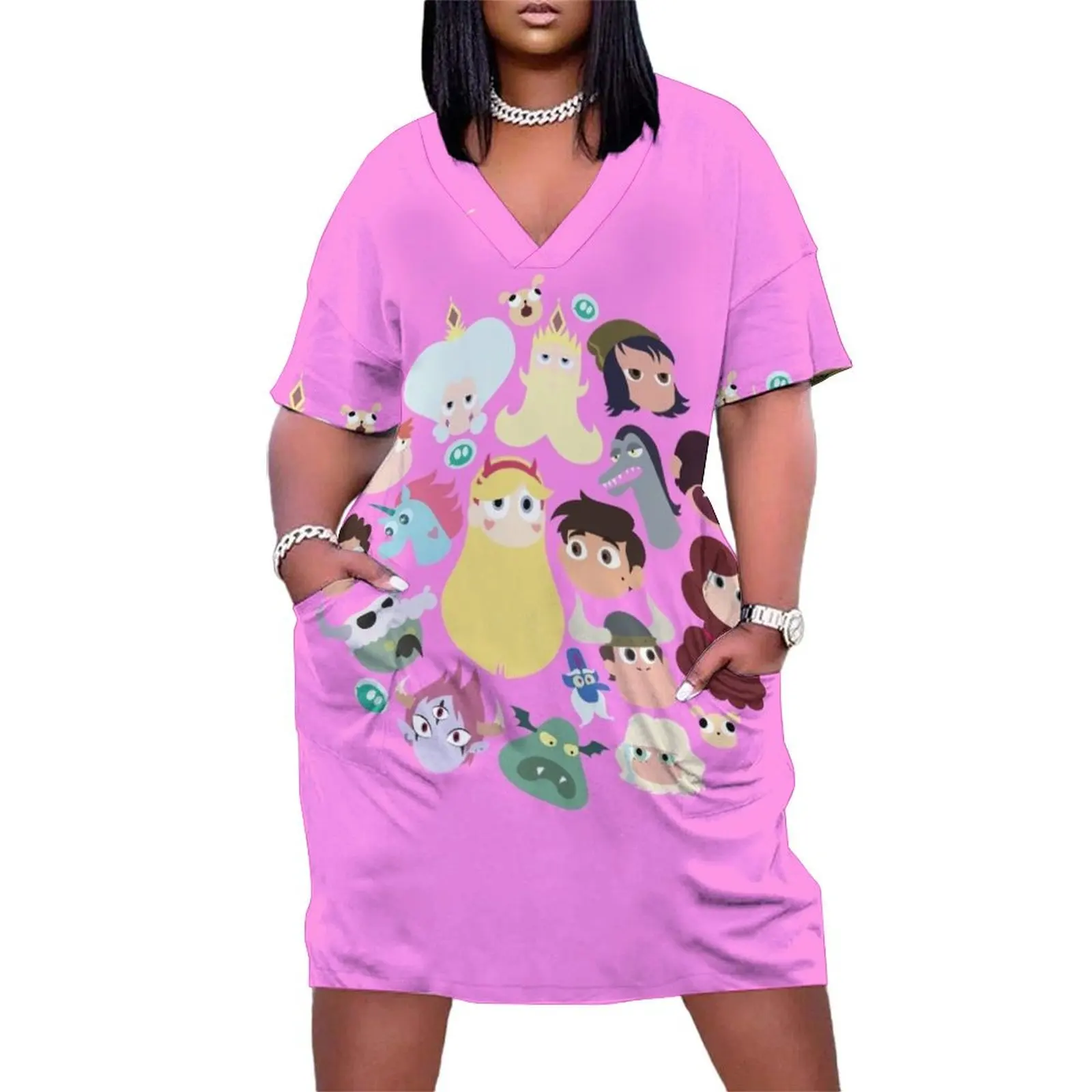Star vs. the Forces of Evil Characters Loose Pocket Dress dresses women summer 2025 clothes for women
Star vs. the Forces of Evil Characters Loose Pocket Dress dresses women summer 2025 clothes for women