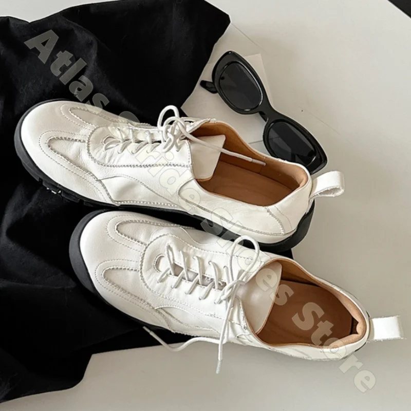 Women Cowhide Leather Retro Sneakers Thick Sole Lace Up Arch Support Casual Comfy Chunky Platform Wedge Heel Sport Shoes
Women Cowhide Leather Retro Sneakers Thick Sole Lace Up Arch Support Casual Comfy Chunky Platform Wedge Heel Sport Shoes