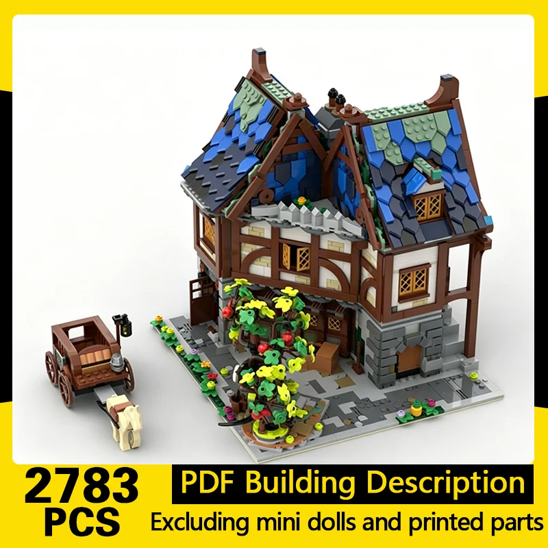 Medieval Castle Model MOC Building Bricks Village Corner Store Modular Technology Gifts Holiday Assemble Children Toys Suit
Medieval Castle Model MOC Building Bricks Village Corner Store Modular Technology Gifts Holiday Assemble Children Toys Suit