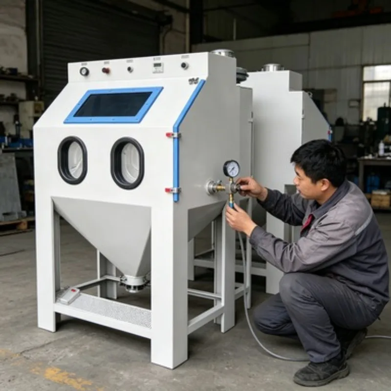 Industrial Sandblaster Machine for Sale / Sandblasting Cabin Machine / Dry Sand Blast Equipment
Industrial Sandblaster Machine for Sale / Sandblasting Cabin Machine / Dry Sand Blast Equipment