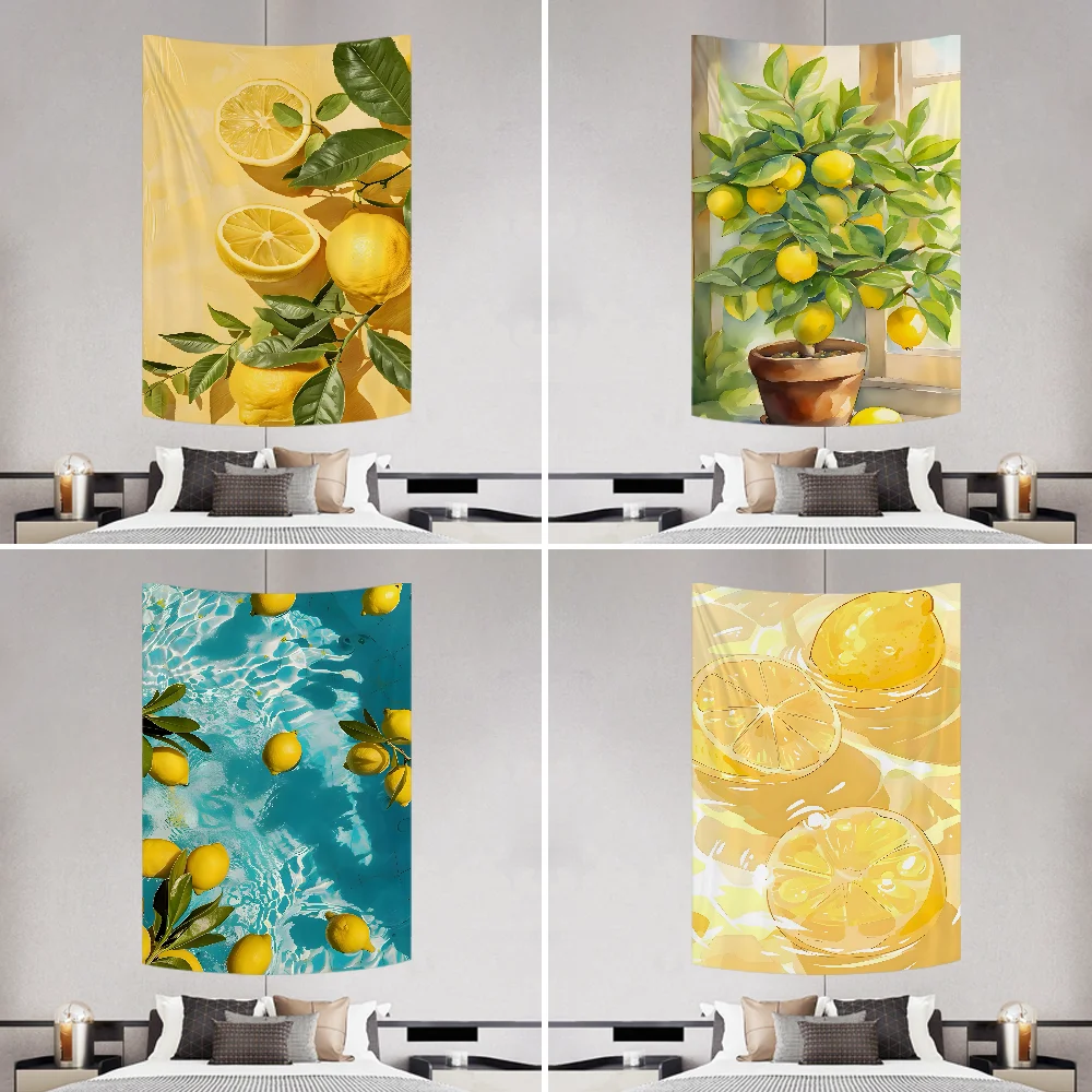 F-Fruit lemon P-Painting Tapestry Decoration Party Background Hanging Cloth Bedroom Tapestry Room Decor Aesthetic
F-Fruit lemon P-Painting Tapestry Decoration Party Background Hanging Cloth Bedroom Tapestry Room Decor Aesthetic