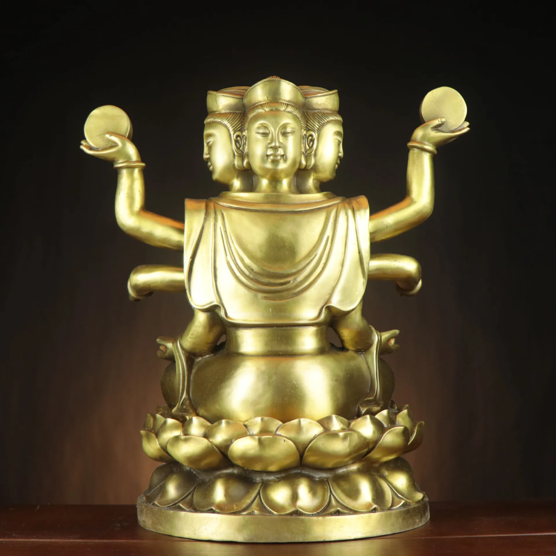 CZ Brass Doum Yuanjun Doum Xingjun Buddha Statue Home Devotion Statue Ornament
CZ Brass Doum Yuanjun Doum Xingjun Buddha Statue Home Devotion Statue Ornament