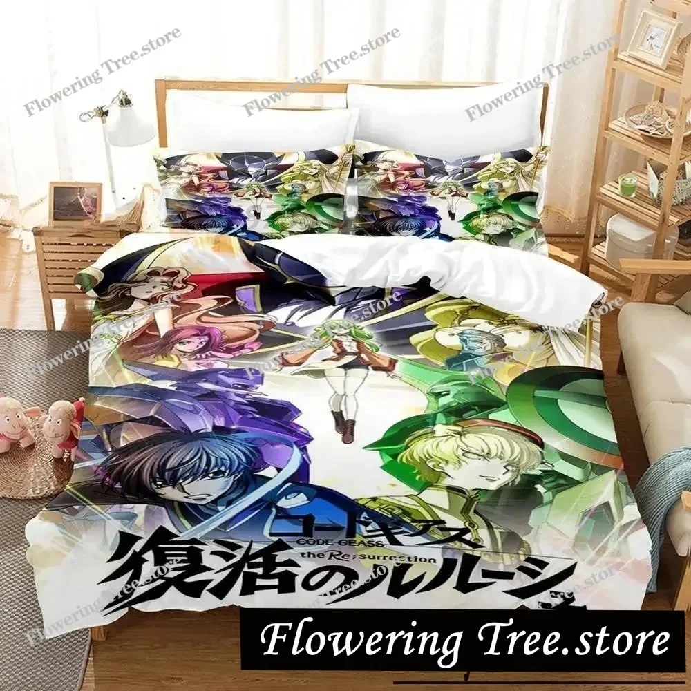 Code Geass Bedding Set Single Twin Full Queen King Size Bed Set Adult Kid Bedroom Duvet cover Sets 3D Print Anime bed sheet set
Code Geass Bedding Set Single Twin Full Queen King Size Bed Set Adult Kid Bedroom Duvet cover Sets 3D Print Anime bed sheet set