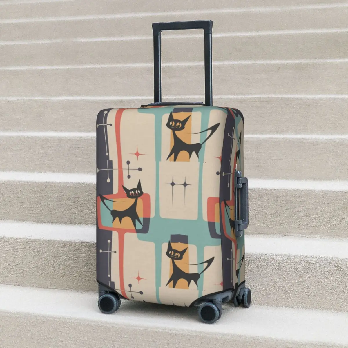 Atomic Cat Suitcase Cover Animals Geometric Retro Travel Holiday Elastic Luggage Accesories Protection
Atomic Cat Suitcase Cover Animals Geometric Retro Travel Holiday Elastic Luggage Accesories Protection