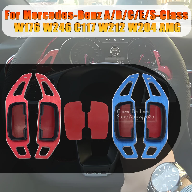 Car Aluminum Alloy Steering Wheel Paddle Shifter Extension for Mercedes Benz A B S E Class ML GL GLA SL SLK
Car Aluminum Alloy Steering Wheel Paddle Shifter Extension for Mercedes Benz A B S E Class ML GL GLA SL SLK