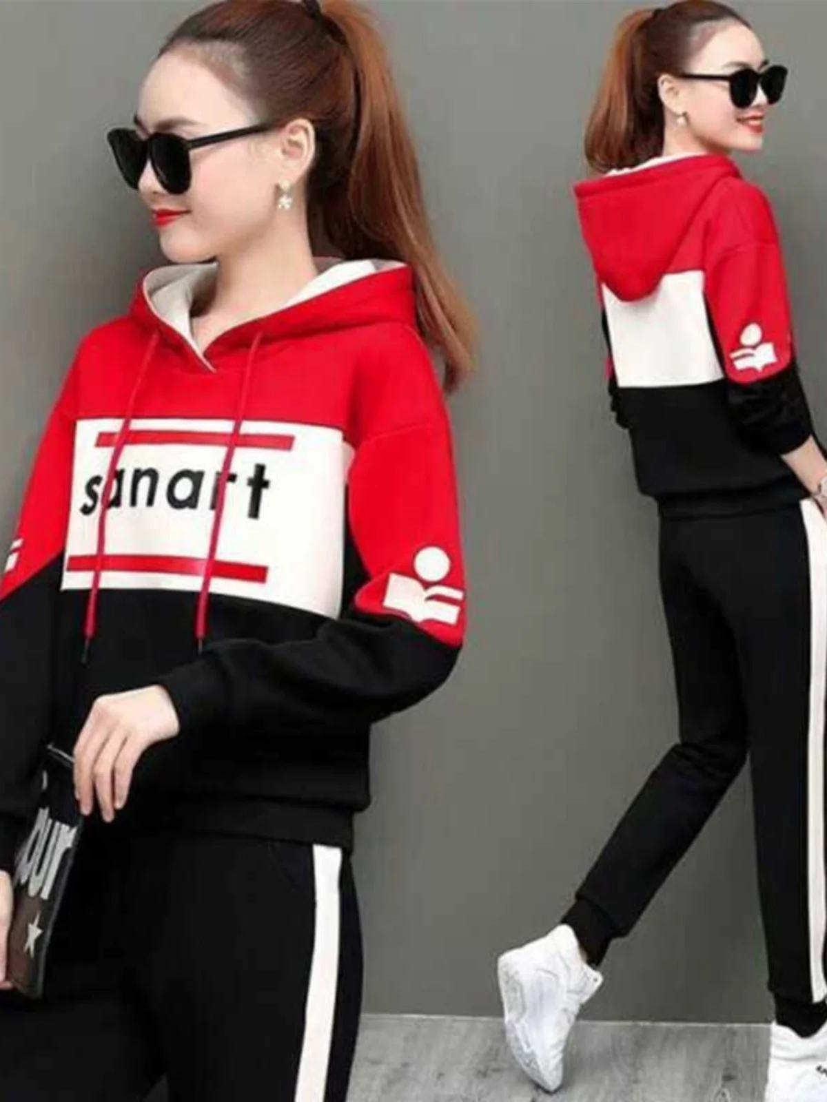 Casual Sportswear Set Women's 2026 New Spring Autumn Korean Fashion Hoodie Student Sweatshirt Two Piece Set Female Long Sleeve
Casual Sportswear Set Women's 2026 New Spring Autumn Korean Fashion Hoodie Student Sweatshirt Two Piece Set Female Long Sleeve
