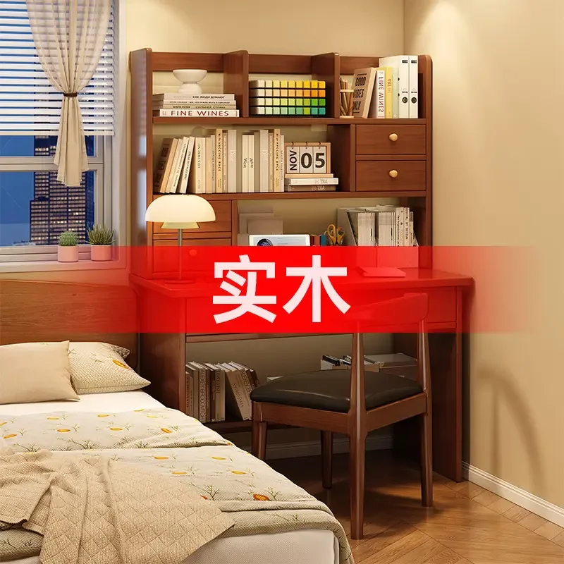 Solid wood desk student home 2025 new study table children's shelves adult bedroom High Quality
Solid wood desk student home 2025 new study table children's shelves adult bedroom High Quality
