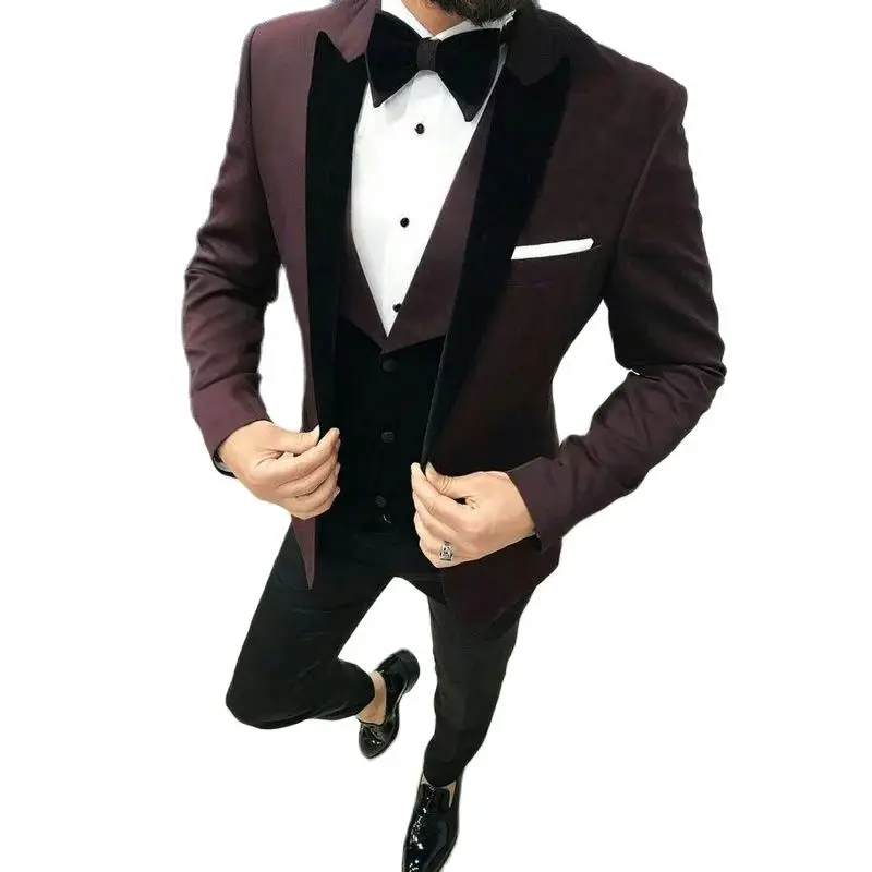 Black Men Suits Men For Wedding Suit Man Business Bridegroom Custom Made Costume Slim Fit Formal Groom Tuxedo Blazer Best Man
Black Men Suits Men For Wedding Suit Man Business Bridegroom Custom Made Costume Slim Fit Formal Groom Tuxedo Blazer Best Man
