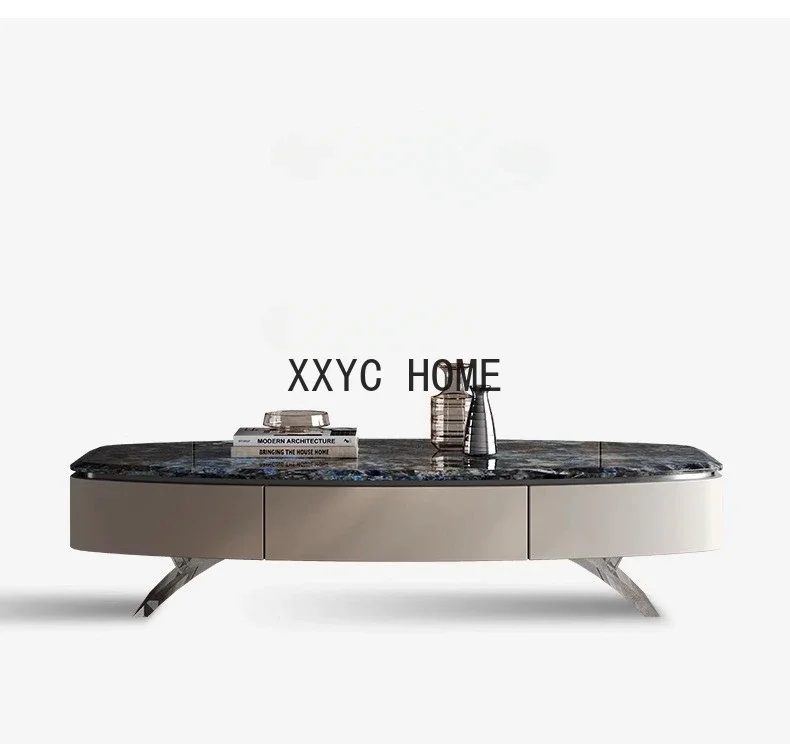 Натуральный мрамор с черной крышкой Kingfisher Horse Журнальный столик в форме живота ТВ-шкаф Светлый роскошный подвесной чайный столик
Натуральный мрамор с черной крышкой Kingfisher Horse Журнальный столик в форме живота ТВ-шкаф Светлый роскошный подвесной чайный столик