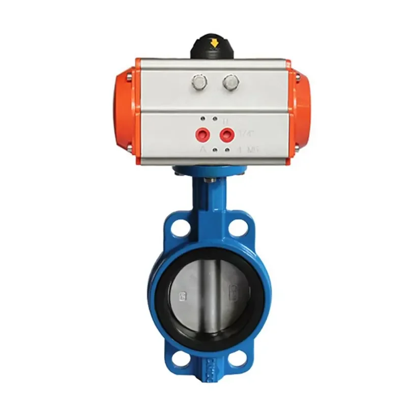 COVNA Quick Shipment DN80 3 Inch PN16 EPDM Rubber Seat Wafer Type Cast Iron Double Acting Pneumatic Actuator Butterfly Valve
COVNA Quick Shipment DN80 3 Inch PN16 EPDM Rubber Seat Wafer Type Cast Iron Double Acting Pneumatic Actuator Butterfly Valve