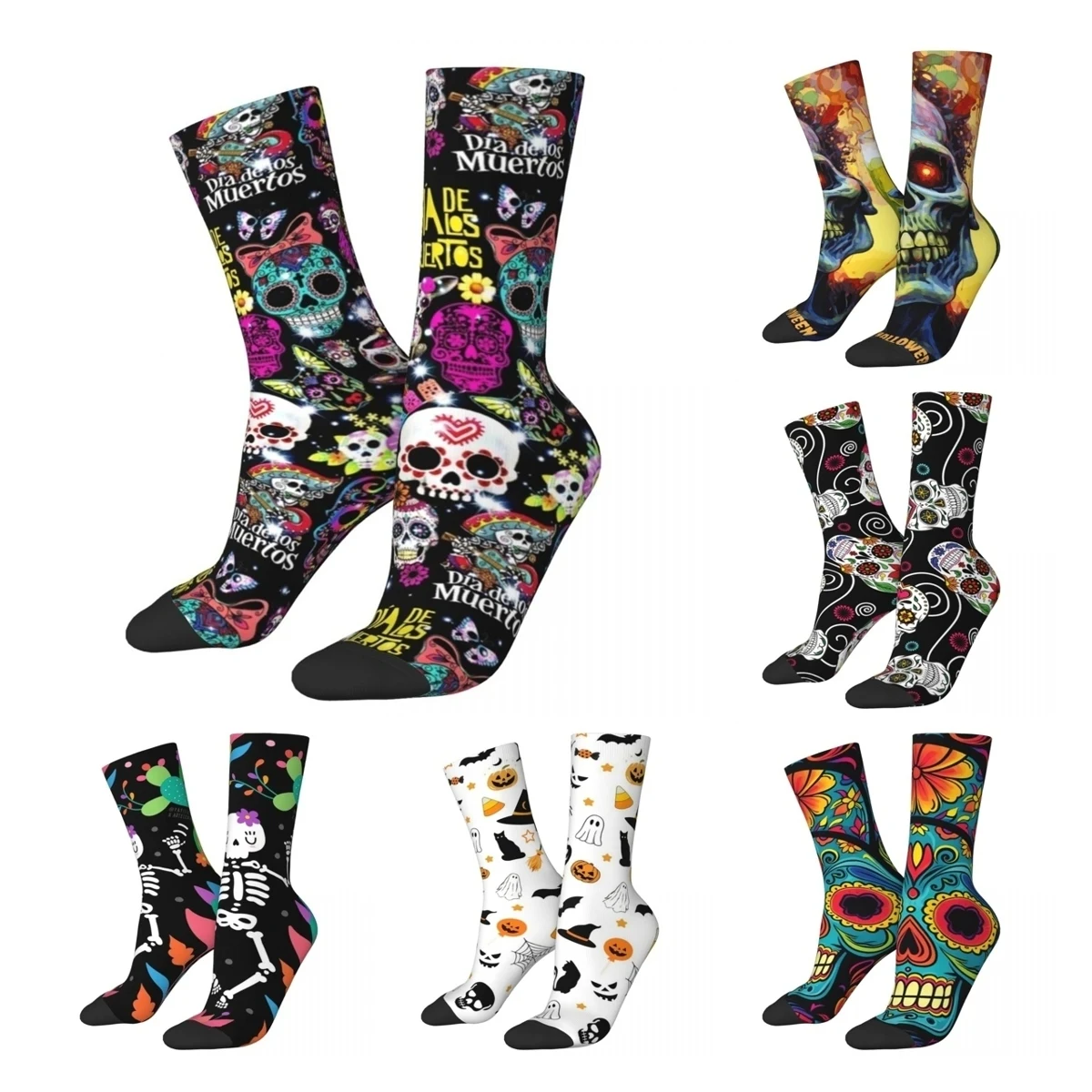 Day Of The Dead Sugar Skull Socks Men's Women's Polyester Funny Happy Socks Harajuku Spring Summer Autumn Winter Socks Gifts
Day Of The Dead Sugar Skull Socks Men's Women's Polyester Funny Happy Socks Harajuku Spring Summer Autumn Winter Socks Gifts