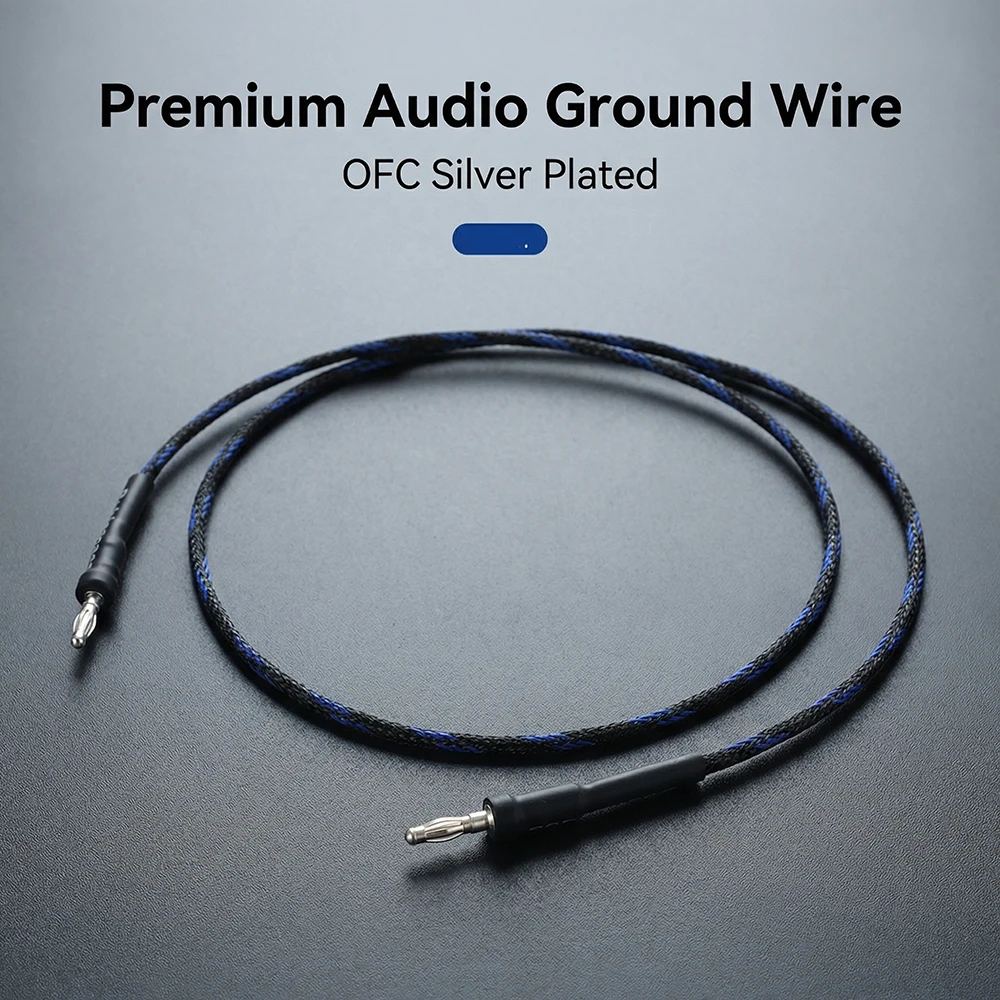 High-end Phono Mass Cable OFC Silver Plated Cable Shoes Phono Amplifier Ground Wire
High-end Phono Mass Cable OFC Silver Plated Cable Shoes Phono Amplifier Ground Wire