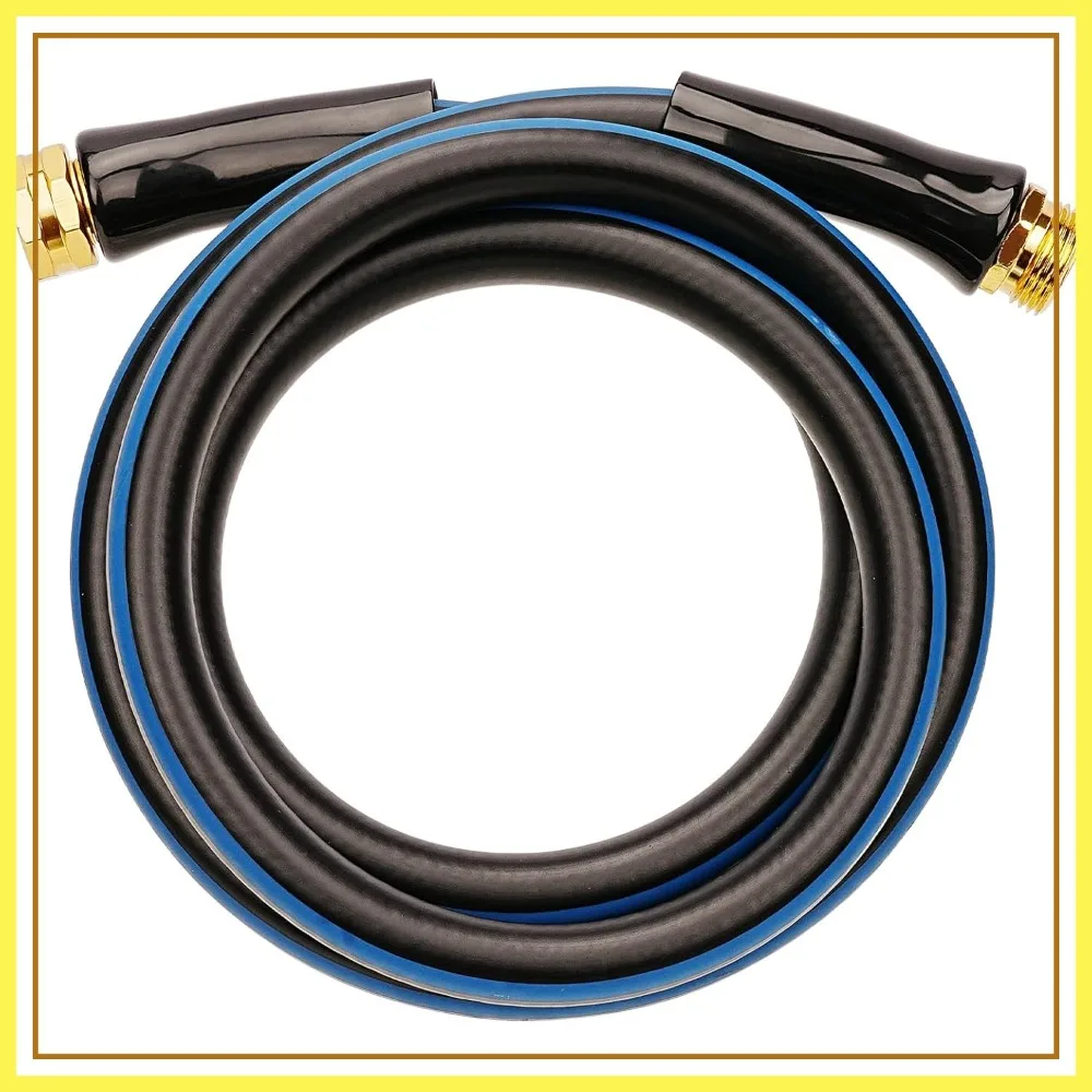 10ft x 5/8" Garden Hose, Short Water Hose for Reel Faucet, Lightweight Leak Free Flexible Rubber with 3/4" GHT Fittings
10ft x 5/8" Garden Hose, Short Water Hose for Reel Faucet, Lightweight Leak Free Flexible Rubber with 3/4" GHT Fittings