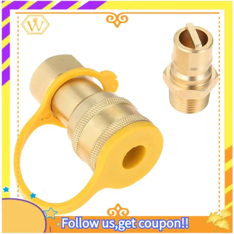 Latest-2X 1/2 Inch Solid Brass Gas Propane Quick Connect Disconnect Fitting Connector Adapter
Latest-2X 1/2 Inch Solid Brass Gas Propane Quick Connect Disconnect Fitting Connector Adapter