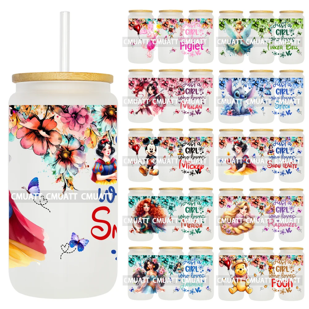 Just A Girl Who Love Cute Cartoon Princess UV DTF Stickers Durable Adhesive Wrap Transfer Printing For 16oz Libbey Glass Cups
Just A Girl Who Love Cute Cartoon Princess UV DTF Stickers Durable Adhesive Wrap Transfer Printing For 16oz Libbey Glass Cups