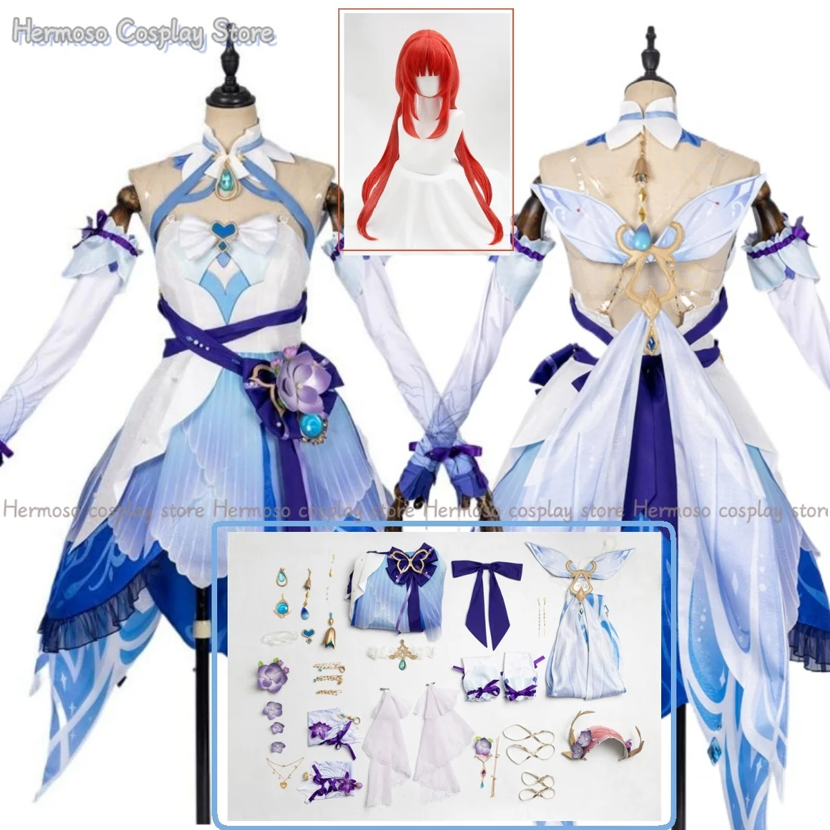 Nilou Cosplay Costume Wig Genshin Impact Carnival Uniform Halloween Costumes Party Dress Women Game New Skin Cosplay Costumes
Nilou Cosplay Costume Wig Genshin Impact Carnival Uniform Halloween Costumes Party Dress Women Game New Skin Cosplay Costumes