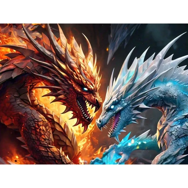 DIY Diamond Painting Cross Stitch Dragons Battle Poster Medieval Fantasy Full Drill Embroidery Rhinestone Gift for Gamers
DIY Diamond Painting Cross Stitch Dragons Battle Poster Medieval Fantasy Full Drill Embroidery Rhinestone Gift for Gamers