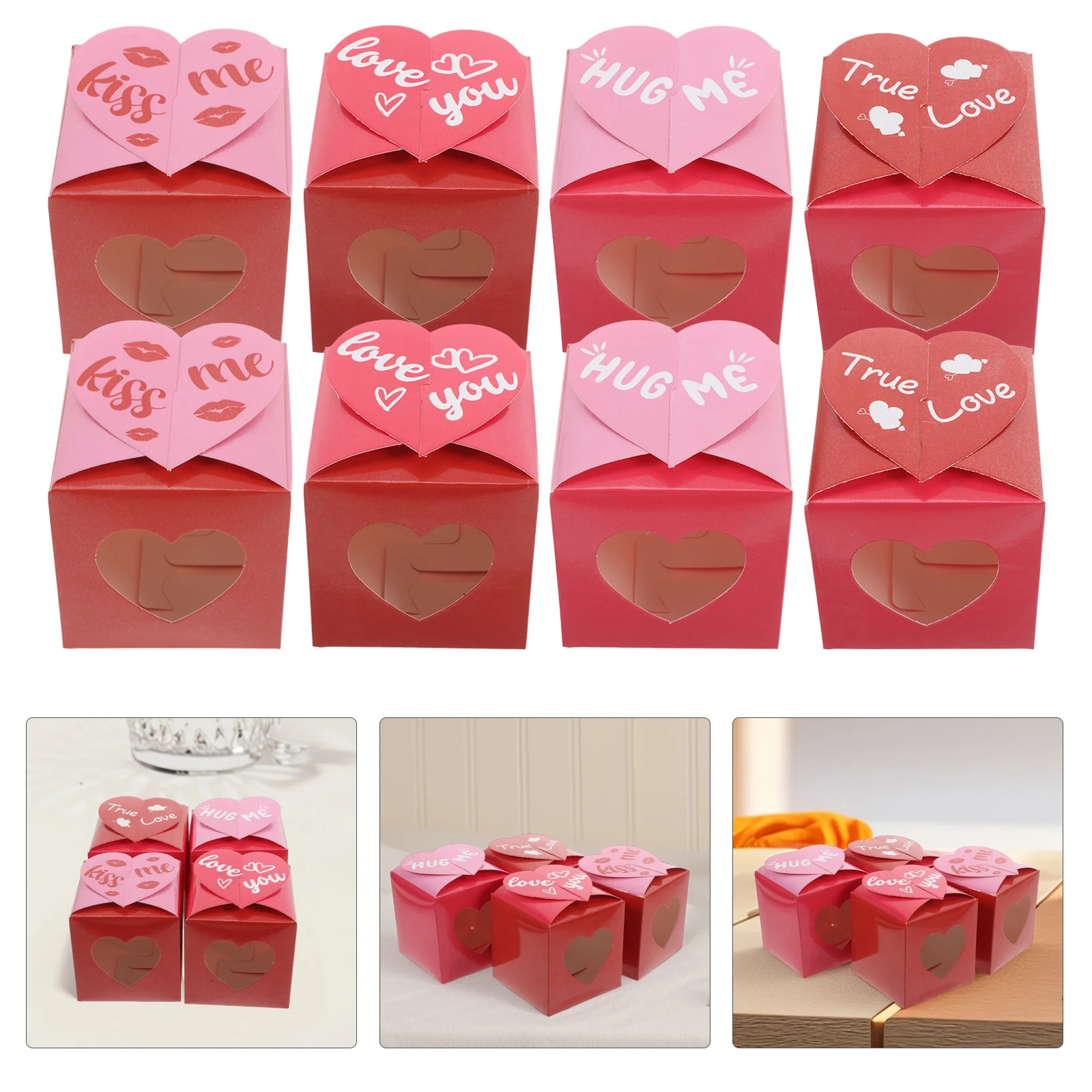 12 Pcs Valentine Day Heart Ornaments Gift Box Valentine's Boxes Bulk Mother Cake Decorations
12 Pcs Valentine Day Heart Ornaments Gift Box Valentine's Boxes Bulk Mother Cake Decorations