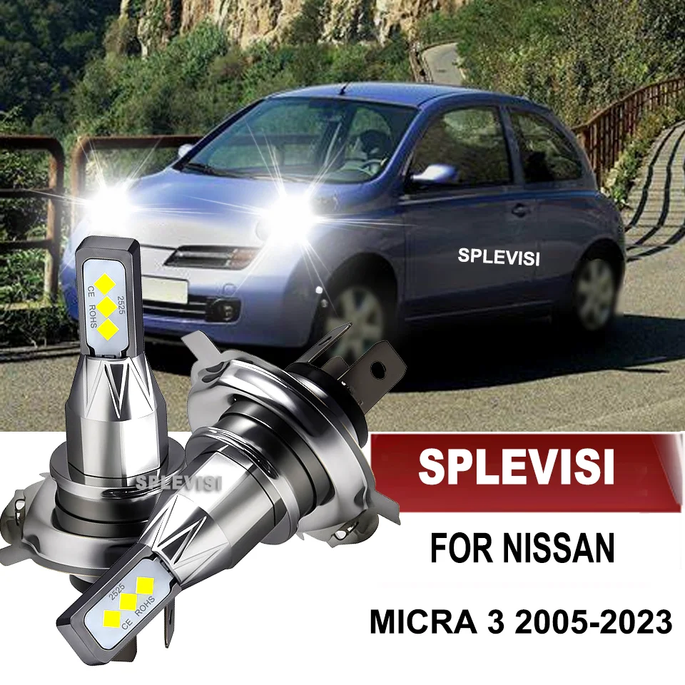 Truck Headlight H4 Bulb LED 6000LM Light 60W For NISSAN MICRA 3 2005 2006 2007 2008 2009 2010 2011 2012 2013 2014 2015-2023
Truck Headlight H4 Bulb LED 6000LM Light 60W For NISSAN MICRA 3 2005 2006 2007 2008 2009 2010 2011 2012 2013 2014 2015-2023