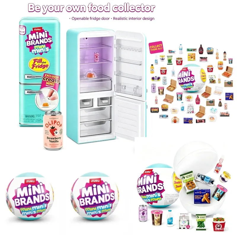 Zuru Mini Fridge Stuffing Toy Tide Play Blind Box Stuffing Fridge Blind Box Ball,blind Box Random Mini Model Toy Child Idealgift
Zuru Mini Fridge Stuffing Toy Tide Play Blind Box Stuffing Fridge Blind Box Ball,blind Box Random Mini Model Toy Child Idealgift