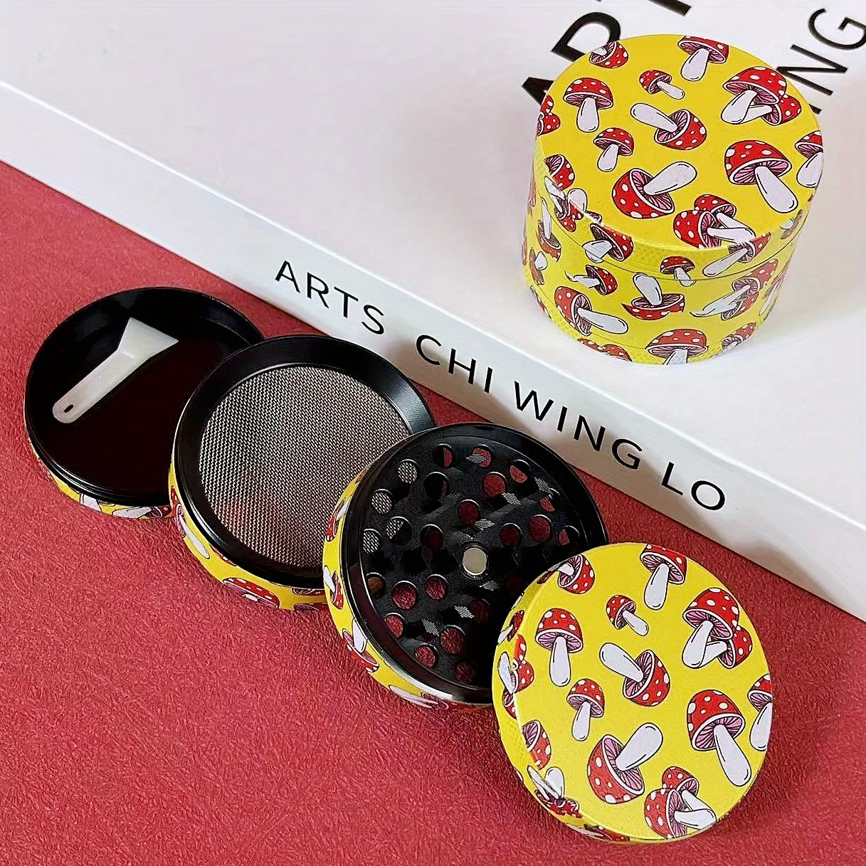 2-дюймовая мельница для грибов и трав, дробилка для перца, мельница для специй, соль, раствор, металлическая трава, мельница для табака, куриние сигарет, кухонный инструмент
2-дюймовая мельница для грибов и трав, дробилка для перца, мельница для специй, соль, раствор, металлическая трава, мельница для табака, куриние сигарет, кухонный инструмент