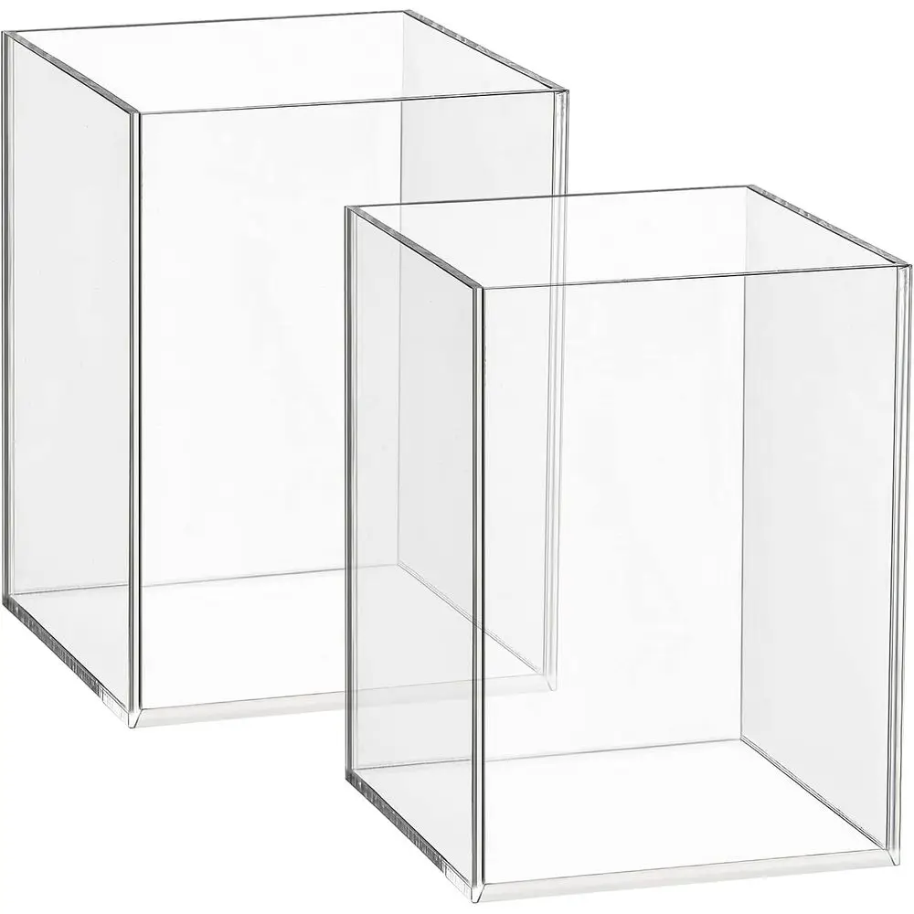 2 Pieces Clear Acrylic Pencil Cup Makeup Brush Holder Desktop Stationery Organizer Office School Home Desk Accessories - 2 Pack,
2 Pieces Clear Acrylic Pencil Cup Makeup Brush Holder Desktop Stationery Organizer Office School Home Desk Accessories - 2 Pack,